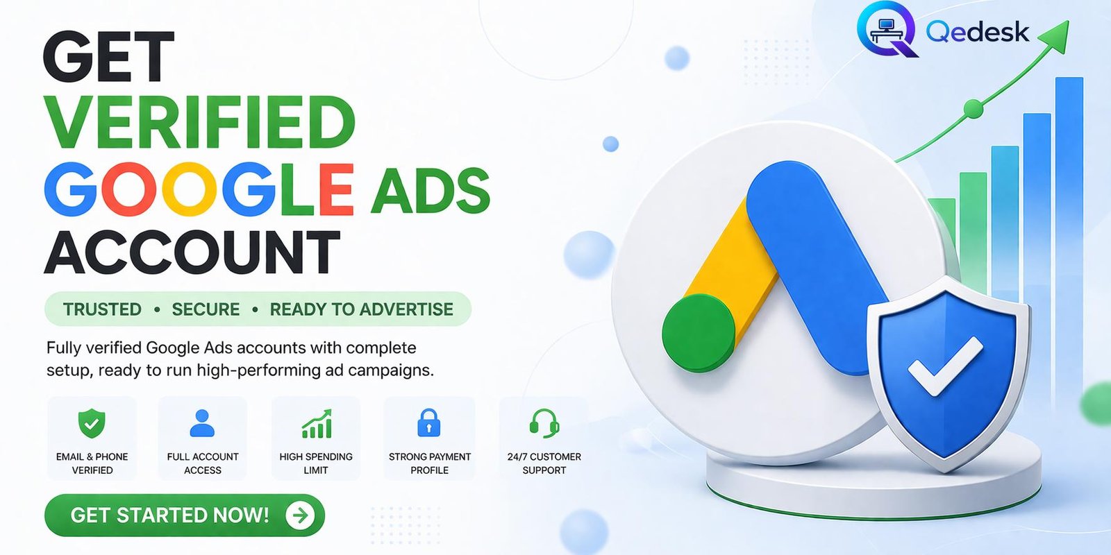 Verified Google Ads account banner
